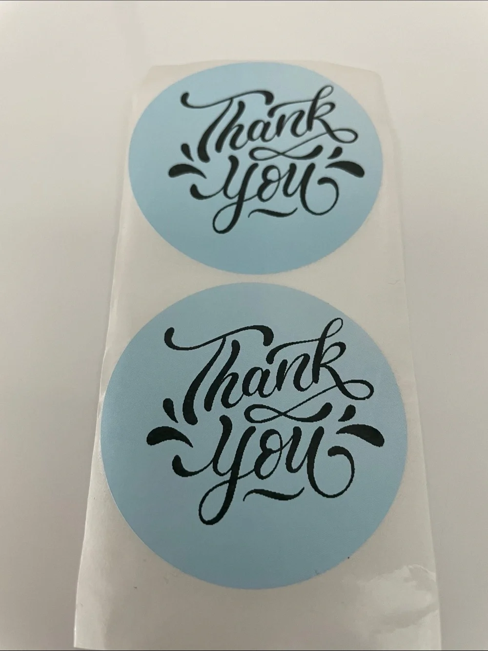 100 Custom 2” circle labels with your QR code or Thank You! - Picture 5 of 8